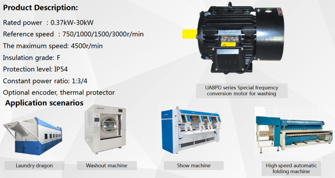 uabpd series มอเตอร์ 3 เฟส 5 kw ลิฟท์ยกมอเตอร์